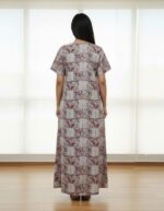 Cotton Blend Full Length Nighty - Image 2