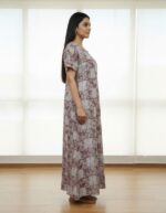 Cotton Blend Full Length Nighty - Image 3