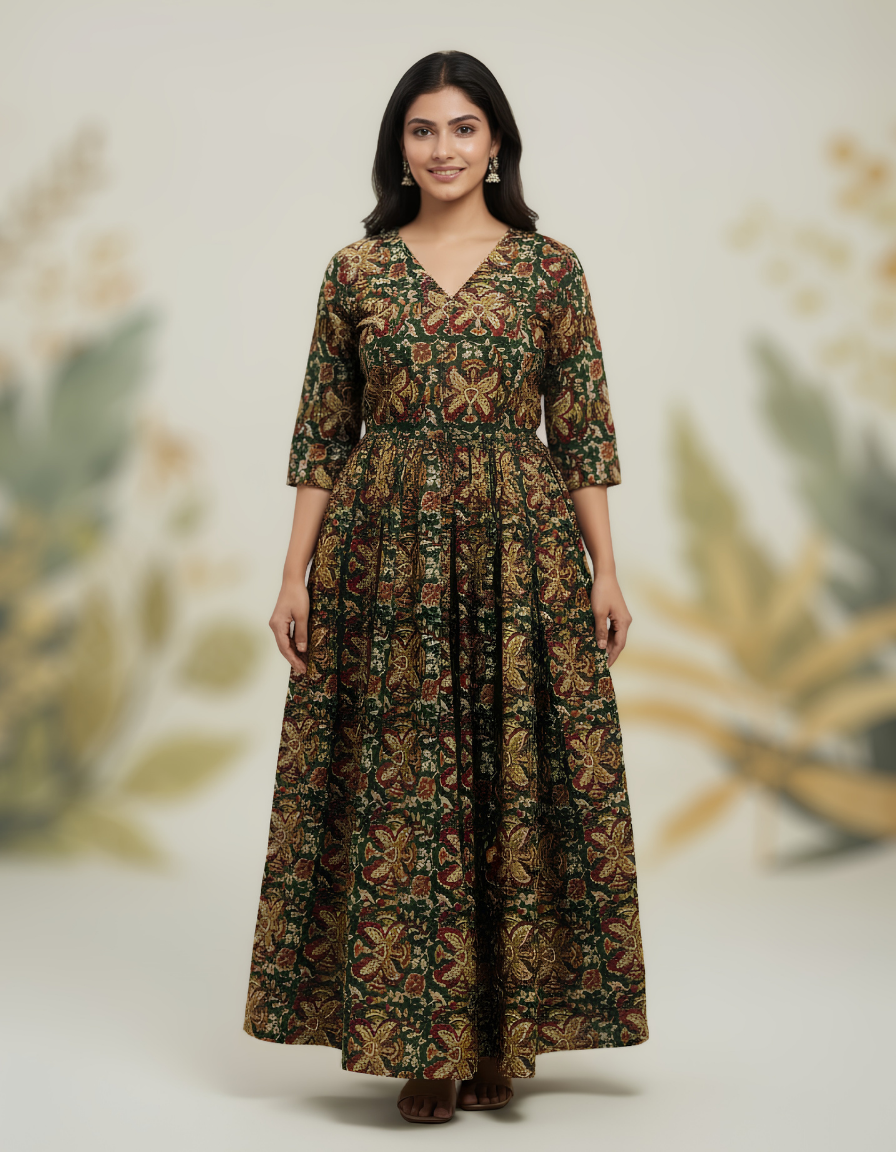 5 Printed Cotton Maxi - Image 1