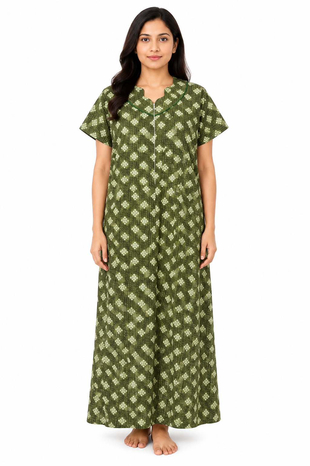ChatGPT Image Aug 18, 2026, 03_04_57 PM Printed Cotton Nighty - Image 1